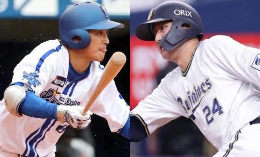 （左から）DeNA・森敬斗、オリックス・紅林弘太郎