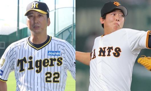 （左から）藤川球児、畠世周