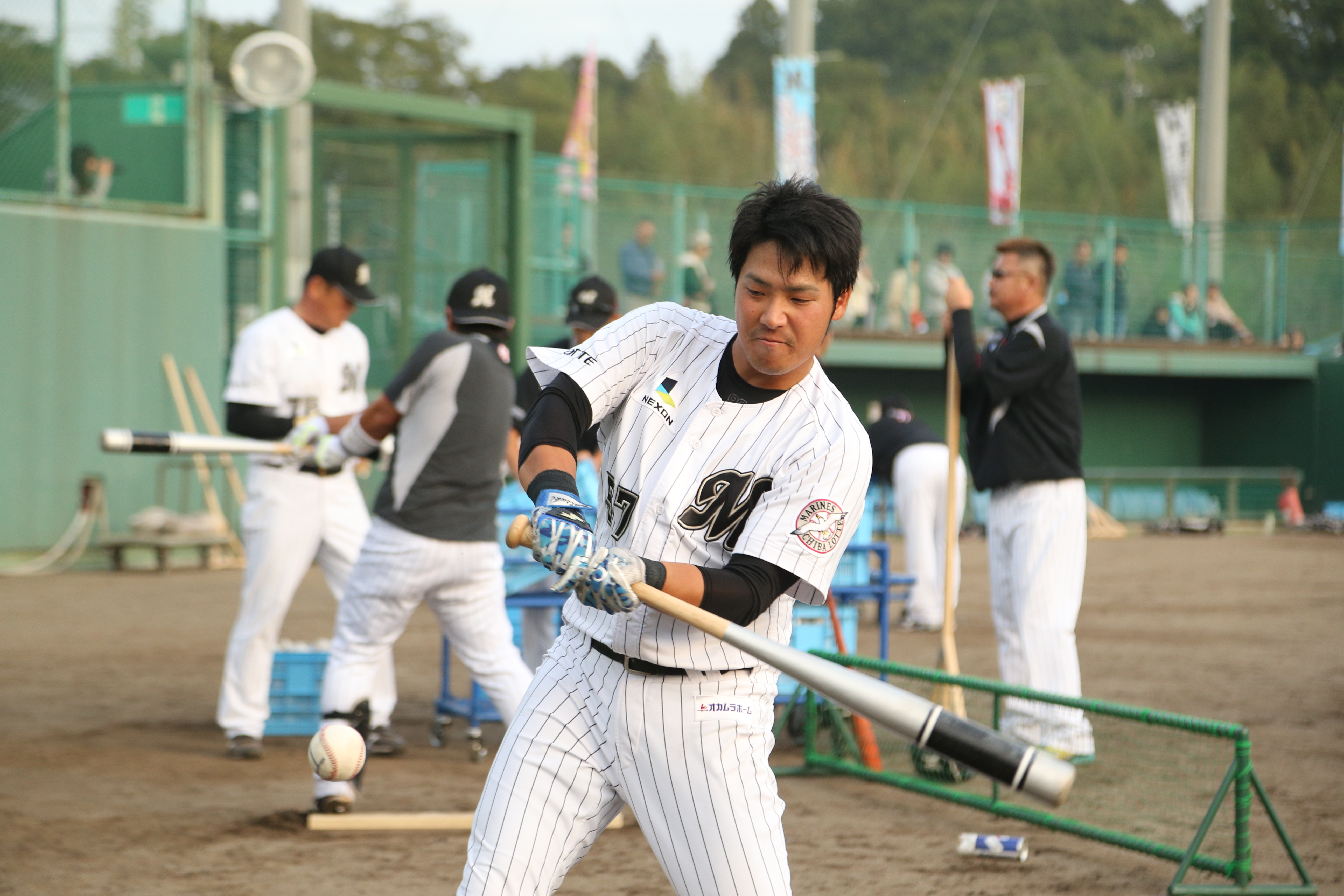千葉ロッテマリーンズ ユニフォーム 支給品 実使用 香月一也