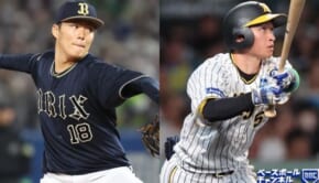 オリックス・山本由伸（左）と阪神・近本光司