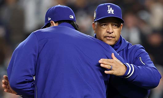 大谷翔平とデーブ・ロバーツ監督