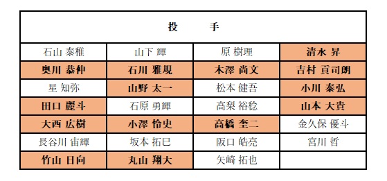 茂木栄五郎のFA人的補償候補　投手