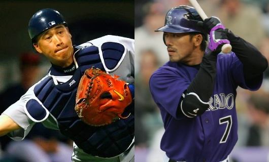 （左から）城島健司、松井稼頭央