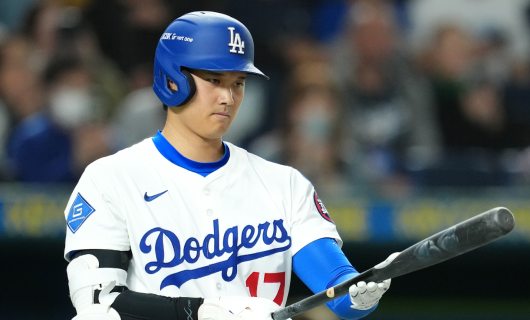 阪神タイガースとの東京シリーズに出場するロサンゼルス・ドジャースの大谷翔平選手