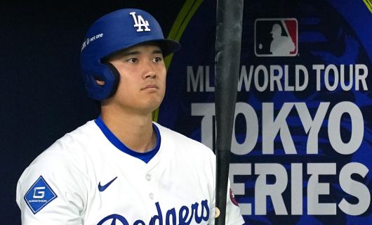 阪神タイガースとの東京シリーズに出場するロサンゼルス・ドジャースの大谷翔平選手