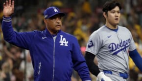 ロサンゼルス・ドジャースのデーブ・ロバーツ監督