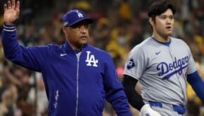 ロサンゼルス・ドジャースのデーブ・ロバーツ監督