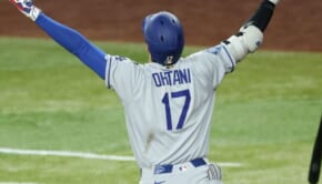 今季第12号本塁打を放ったロサンゼルス・ドジャースの大谷翔平