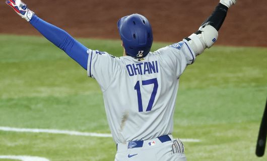 今季第12号本塁打を放ったロサンゼルス・ドジャースの大谷翔平