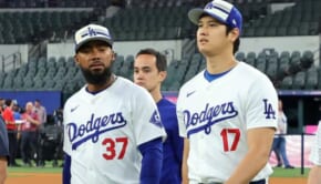 ロサンゼルス・ドジャースのテオスカー・ヘルナンデス
