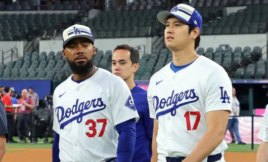 ロサンゼルス・ドジャースのテオスカー・ヘルナンデス