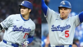（左から）好調の大谷翔平、フレディ・フリーマン