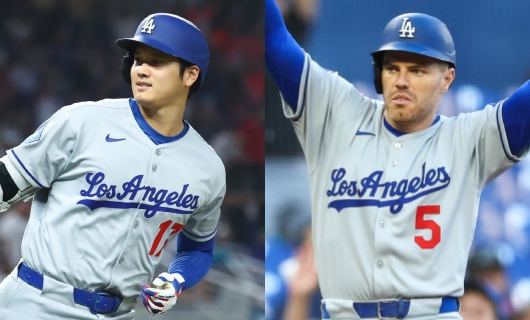 (左から)好調の大谷翔平、フレディ・フリーマン