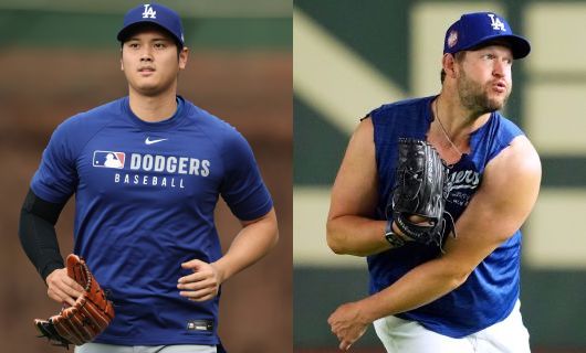ロサンゼルス・ドジャースの大谷翔平、クレイトン・カーショー
