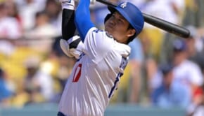 今季第26号本塁打を放ったロサンゼルス・ドジャースの大谷翔平