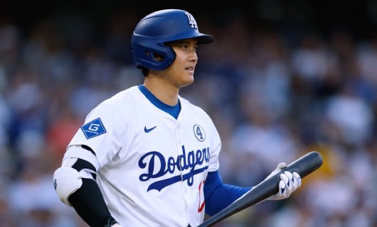 ニューヨーク・メッツ戦に「1番・指名打者(DH)」でスタメン出場するロサンゼルス・ドジャースの大谷翔平選手