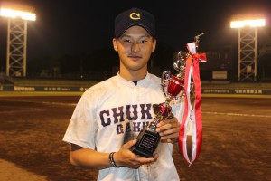 吉川尚輝（中京学院大）MVP